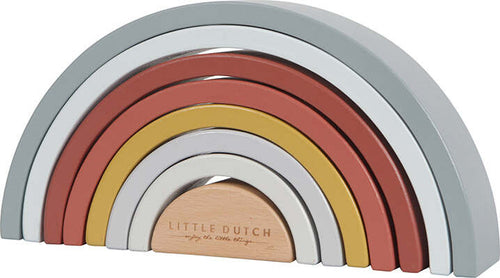 Gioco Arcobaleno Little Dutch P&N_Rainbow Stacker in Legno Giochi e giocattoli/Giocattoli prima infanzia/Giochi per attività motorie/Cubi-gioco La Casa Del Bebè - Napoli, Commerciovirtuoso.it