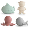 Set 4 Pz Gioco da Bagno Mushie Sea Life
