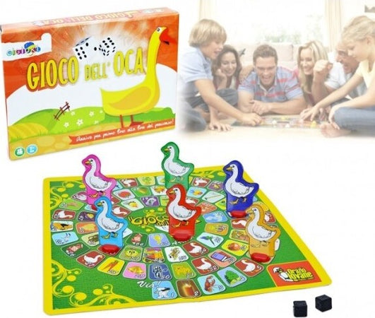 Gioco Da Tavolo Il Gioco Dell'oca Con Dadi E Pedine Edizione Cigioki 3+ Giochi e giocattoli/Giochi da tavola di società e accessori/Giochi da tavolo/Giochi di società Trade Shop italia - Napoli, Commerciovirtuoso.it