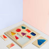 Gioco Delle Metà in Legno per Bambini Puzzle Educativo Dida