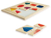 Gioco Delle Metà in Legno per Bambini Puzzle Educativo Dida