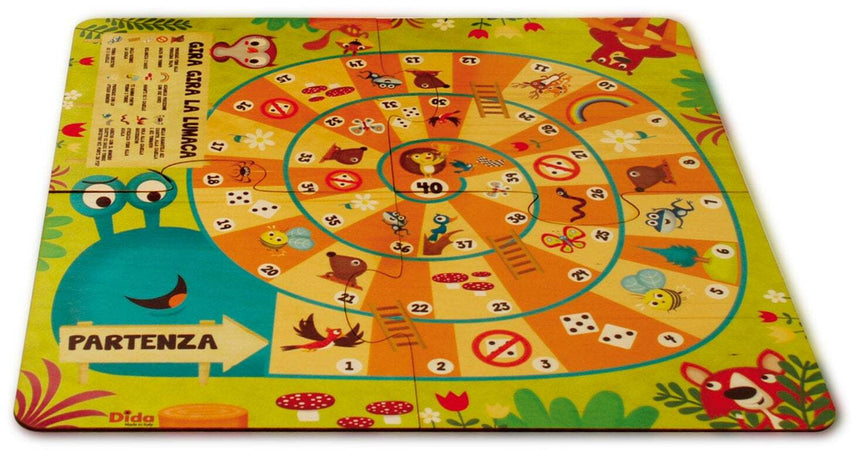 Gioco Dell'oca - Gira Gira La Lumaca per Bambini Dida