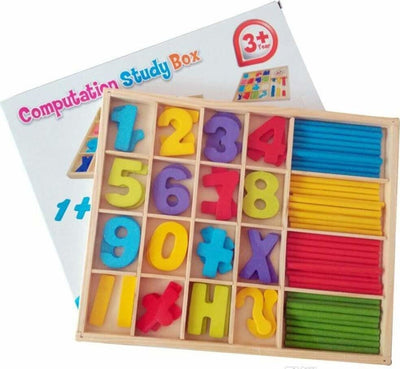 Gioco Educativo Bambini Numeri Lettere Bastoncini Legno Colorato Giochi Didattici Trade Shop italia - Napoli, Commerciovirtuoso.it