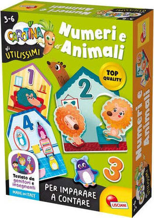 Gioco-educativo-Lisciani-102365-CAROTINA-UTILISSIMI-Numeri-e-Animali