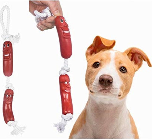 Gioco Fune Corda 2 Salsicce Con Faccine Per Cane Giocattolo Gatto Masticare Denti Prodotti per animali > Prodotti per Cani > Giocattoli Trade Shop italia - Napoli, Commerciovirtuoso.it