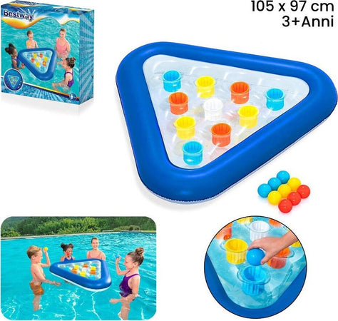 Gioco Galleggiante Pong Gonfiabile Bambini Piscina Estate Palle 105x97cm 52560 Giochi e giocattoli/Sport e giochi all'aperto/Giochi aquatici e piscine per bambini/Canotti e gonfiabili galleggianti Trade Shop italia - Napoli, Commerciovirtuoso.it