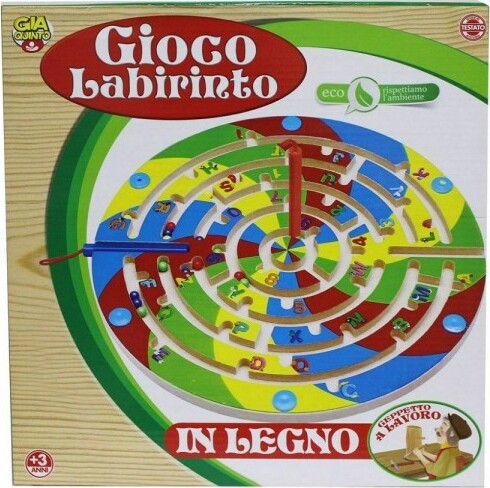 Gioco-Labirinto-In-Legno-Giocattolo-Gioco-Per-Bambini-Intuito-Strategia-+3-Anni