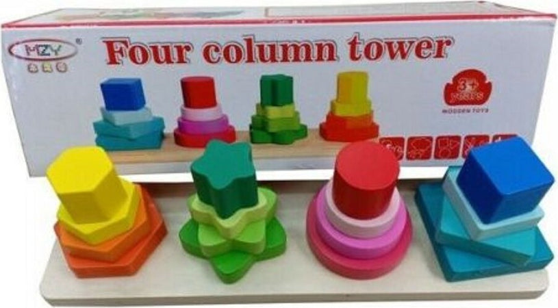 Gioco Legno 4 Colonne 16pz Bambino Attivit? Didattica Educativo Forme Puzzle Giocattoli e infanzia > Giocattoli e Modellismo > Giochi Didattici Trade Shop italia - Napoli, Commerciovirtuoso.it