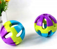 Gioco-Palla-Con-Sonaglio-Interno-Plastica-Multicolore-Per-Gatto-Giocattoli-Cane