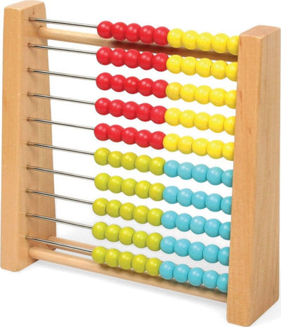 Gioco-Pallottoliere-Classico-Abaco-Con-Telaio-Legno-10-Righe-Palline-Per-Bambini