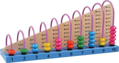 Gioco-Pallottoliere-Con-Addizioni-In-Legno-Abaco-Giocattolo-Educativo-Bambini