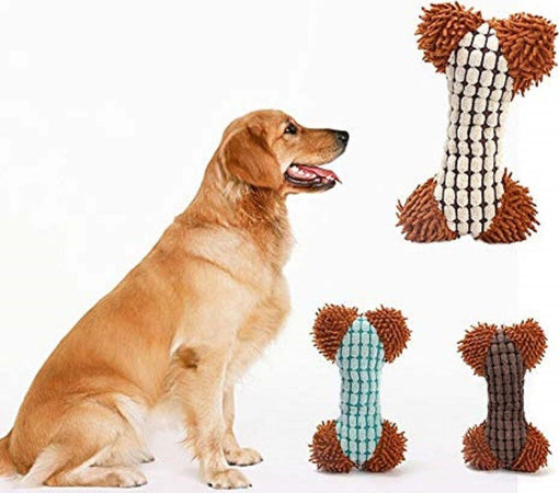 Gioco Peluche Osso Morbido Suono Stridulo Tessuto Per Cani Masticare Morde Denti Prodotti per animali > Prodotti per Cani > Giocattoli Trade Shop italia - Napoli, Commerciovirtuoso.it