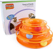 GIOCO PER GATTI INTERATTIVO TORRE CIRCOLARE CON SFERE PALLINE ROTANTI GATTO  Trade Shop italia - Napoli, Commerciovirtuoso.it