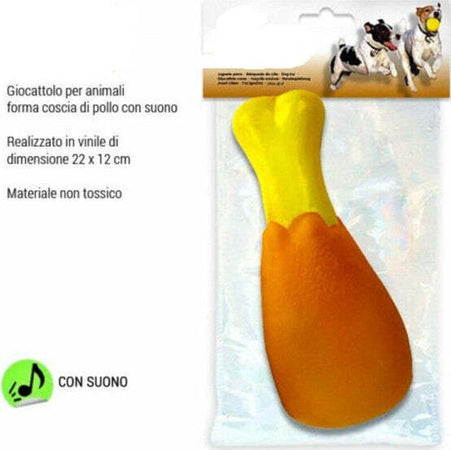 Gioco Pollo Giocattolo Per Cani Animali Con Suono In Vinile 22x12 Cm Vari Colori Prodotti per animali domestici/Cani/Giocattoli/Giochi da masticare Trade Shop italia - Napoli, Commerciovirtuoso.it