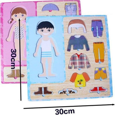 Gioco Puzzle In Legno Creativo Vestire Vestiti Bambino Bambina Giochi e giocattoli/Puzzle/Puzzle di legno Trade Shop italia - Napoli, Commerciovirtuoso.it