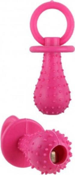 Gioco-Riportino-Per-Animali-Ciuccio-In-Gomma-Sonoro-14-Cm-Morbido-Per-Cani-Gatti