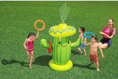 Gioco Spruzza Acqua A Forma Di Cactus Per Bambini 2 Anni+ 105x60 Cm Estate 52381 Giochi e giocattoli/Sport e giochi all'aperto/Giochi aquatici e piscine per bambini/Canotti e gonfiabili galleggianti Trade Shop italia - Napoli, Commerciovirtuoso.it