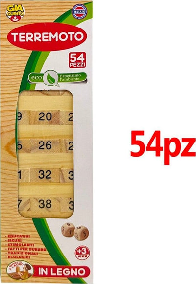 Gioco Terremoto In Legno Gioco Per Bambini Torre Gioco Educativo Abilit? Et? 3+ Giochi e giocattoli/Giochi da tavola di società e accessori/Giochi da tavolo/Giochi di società Trade Shop italia - Napoli, Commerciovirtuoso.it