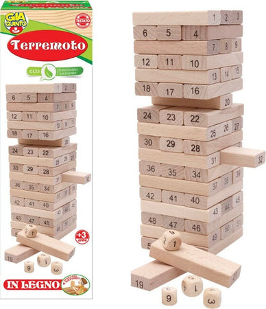 Gioco Terremoto In Legno Gioco Per Bambini Torre Gioco Educativo Abilit? Et? 3+ Giochi e giocattoli/Giochi da tavola di società e accessori/Giochi da tavolo/Giochi di società Trade Shop italia - Napoli, Commerciovirtuoso.it