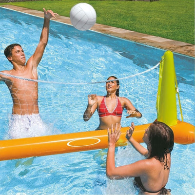 GIOCO VOLLEYBALL PALLAVOLO RETE GONFIABILE E PALLONE DA PISCINA 239 X 64 X 91 CM Giochi e giocattoli/Sport e giochi all'aperto/Giochi aquatici e piscine per bambini/Set da basket e pallavolo galleggianti Trade Shop italia - Napoli, Commerciovirtuoso.it