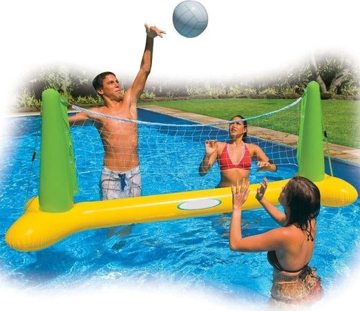 GIOCO VOLLEYBALL PALLAVOLO RETE GONFIABILE E PALLONE DA PISCINA 239 X 64 X 91 CM Giochi e giocattoli/Sport e giochi all'aperto/Giochi aquatici e piscine per bambini/Set da basket e pallavolo galleggianti Trade Shop italia - Napoli, Commerciovirtuoso.it