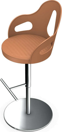 Giorgetti Sgabello Girevole Dora Cuoio Coloniale 2pz. Saddle Leather Bar Stool Cuoio Coloniale Coppia Di Sgabelli Design Moderno Casa e cucina/Arredamento/Arredo bar/Sgabelli da bar Ideart - Valdilana, Commerciovirtuoso.it