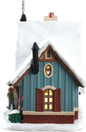 Giornata della neve, edificio luminoso per villaggio di Natale in Porcellana‎ Casa e cucina/Decorazioni per interni/Addobbi e decorazioni per ricorrenze/Decorazioni natalizie/Oggettistica MagiediNatale.it - Altamura, Commerciovirtuoso.it