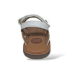 Sandali Ragazza GIOSEPPO AWENDO 78913 – Bianco e Argento in Pelle | Velcro per un Look Luminoso e Sofisticato