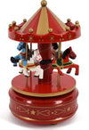Giostra Carosello con Cavallucci per villaggio di Natale con meccanismo a corda Casa e cucina/Decorazioni per interni/Addobbi e decorazioni per ricorrenze/Decorazioni natalizie/Oggettistica MagiediNatale.it - Altamura, Commerciovirtuoso.it