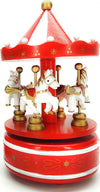 Giostra Carosello con Cavallucci per villaggio di Natale con meccanismo a corda Casa e cucina/Decorazioni per interni/Addobbi e decorazioni per ricorrenze/Decorazioni natalizie/Oggettistica MagiediNatale.it - Altamura, Commerciovirtuoso.it