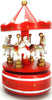 Giostra Carosello con Cavallucci per villaggio di Natale con meccanismo a corda Casa e cucina/Decorazioni per interni/Addobbi e decorazioni per ricorrenze/Decorazioni natalizie/Oggettistica MagiediNatale.it - Altamura, Commerciovirtuoso.it
