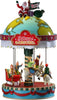 Giostra carosello di Natale decorazione per villaggio natalizio con animazioni Casa e cucina/Decorazioni per interni/Addobbi e decorazioni per ricorrenze/Decorazioni natalizie/Oggettistica MagiediNatale.it - Altamura, Commerciovirtuoso.it