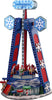 Giostra fiocco di neve decorazione natalizia con movimento del braccio per villaggio di natale Casa e cucina/Decorazioni per interni/Addobbi e decorazioni per ricorrenze/Decorazioni natalizie/Oggettistica MagiediNatale.it - Altamura, Commerciovirtuoso.it