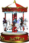 Giostra per villaggio di natale carosello con bambini su cavallo e musiche h 22 cm Casa e cucina/Decorazioni per interni/Addobbi e decorazioni per ricorrenze/Decorazioni natalizie/Oggettistica MagiediNatale.it - Altamura, Commerciovirtuoso.it