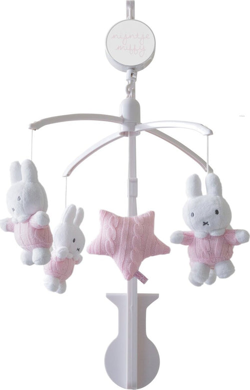 Giostrina Miffy Knitted Music Mobile Rosa Prima infanzia/Attività e intrattenimento/Acchiappasogni e giochi da appendere La Casa Del Bebè - Napoli, Commerciovirtuoso.it