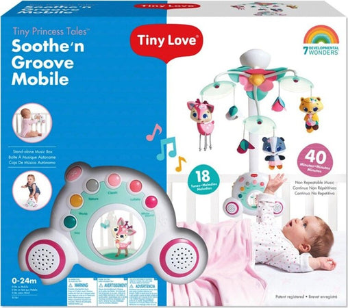 Giostrina musicale Soothe'n Groove Mobile Tiny Love Prima infanzia/Attività e intrattenimento/Acchiappasogni e giochi da appendere La Casa Del Bebè - Napoli, Commerciovirtuoso.it
