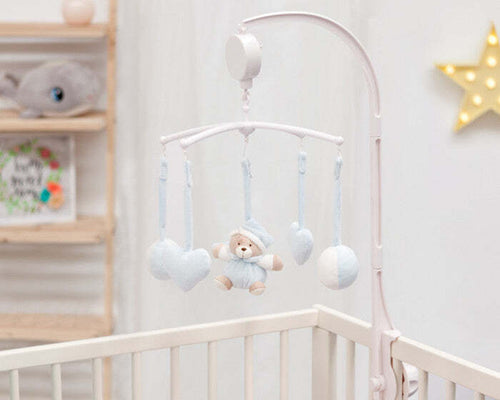 Giostrina peluche azzurra Prima infanzia/Attività e intrattenimento/Acchiappasogni e giochi da appendere La Casa Del Bebè - Napoli, Commerciovirtuoso.it