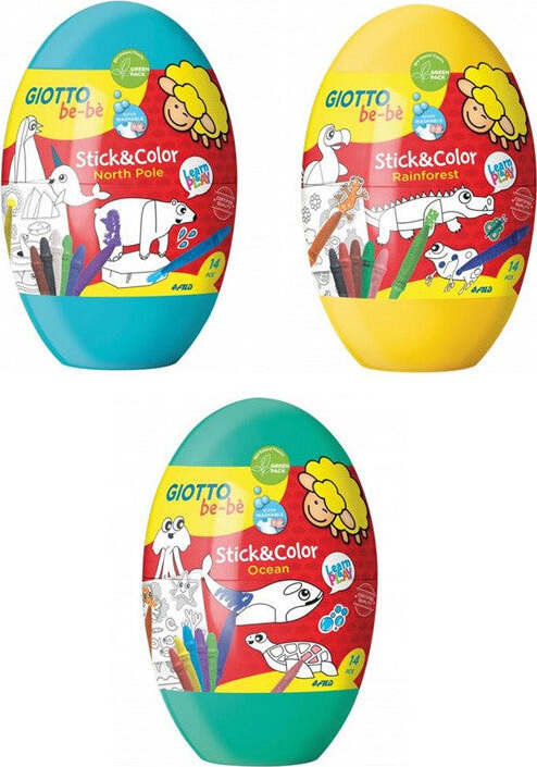 Giotto-Be-be'-Stick-&-Color-EGG-1-Pezzo-Fila