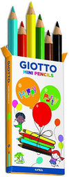 Giotto Mini Pencils Party Gifts 10 Astucci Regalo Da 6 Mini Matite Colorate Per Bambini