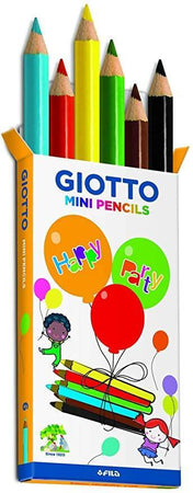Giotto Mini Pencils Party Gifts 10 Astucci Regalo Da 6 Mini Matite Colorate Per Bambini