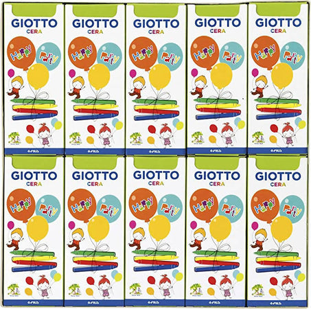 Giotto Mini Pencils Party Gifts 10 Astucci Regalo Da 6 Mini Matite Colorate Per Bambini