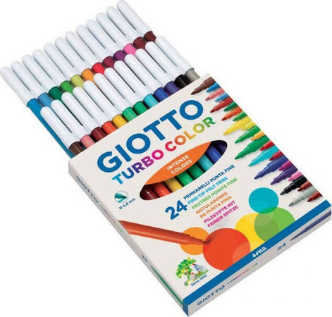 Giotto Trubo Color 24 Colori Pennarelli Colorati Cancelleria e prodotti per ufficio/Penne matite scrittura e correzione/Marcatori ed evidenziatori/Pennarelli per disegno Serena Photo & Shop - Sant’Alessio Siculo, Commerciovirtuoso.it