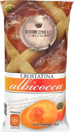 Giovanni Cova & C 30x Crostatina All' Albicocca Monoporzione 40 Gr Snack Merendina Senza Olio Di Palma Con Pasta Frolla E Marmellata Albicocca Confezione Da 30 Pezzi Alimentari e cura della casa/Snack dolci e salati/Biscotti/Alla frutta Franco Pausa Caffè - Albano Laziale, Commerciovirtuoso.it