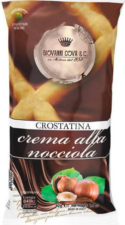 Giovanni Cova & C 30x Crostatina Crema Alla Nocciola Monoporzione 40 Gr Crostatina Snack Confezione Da 30 Pz Alimentari e cura della casa/Snack dolci e salati/Biscotti/Alla frutta Franco Pausa Caffè - Albano Laziale, Commerciovirtuoso.it