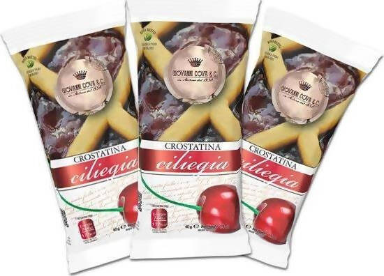 Giovanni Cova & C 30x Crostatina Gusto Ciliegia Snack Merendina Monoporzione 40 Gr Confezione Da 30 Pz Alimentari e cura della casa/Pasticceria e prodotti da forno/Biscotti/Alla frutta Franco Pausa Caffè - Albano Laziale, Commerciovirtuoso.it