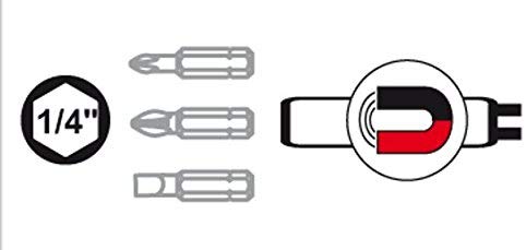 GIRAVITE PORTAINSERTI con supporto magnetico per inserti 1/4" COXT973212