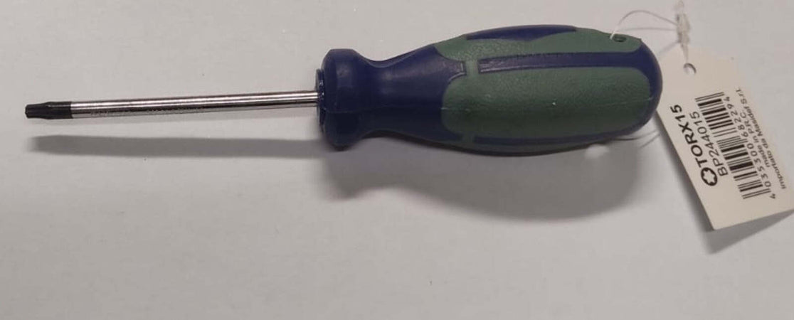 GIRAVITE-PROFESSIONALE-CON-LAMA-TORX-Tx15-MAGNETICA-E-IN-ACCIAIO-CROMO-VANADIO---MANICO-IN-BIMATERIALE-GRIGIO/NERO-**