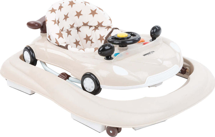 Girello Car Beige Prima infanzia/Attività e intrattenimento/Girelli La Casa Del Bebè - Napoli, Commerciovirtuoso.it