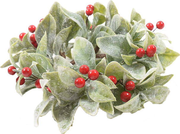 Giro candela porta candela Rosso e verde Ø 18 cm Arredamento per Tavola ed Interni Casa e cucina/Decorazioni per interni/Candele e portacandele/Candele/Candele a colonna MagiediNatale.it - Altamura, Commerciovirtuoso.it