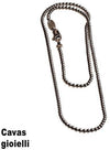 Girocollo tutto con sfere  in argento 925